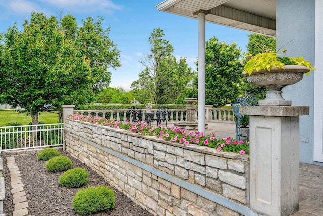 9041 N Country Manor Ln, Fair Grove, MO 65648 - view of patio / terrace featuring fence