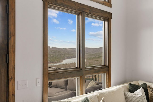 view of room details
