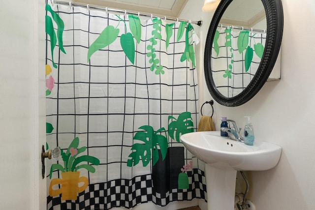 218 Lillian Pl, Bolivar, MO 65613 - bathroom with a shower with curtain
