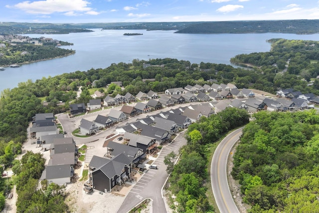201-217 Watersound Way, Hollister, MO 65672 - aerial view featuring a residential view and a water view