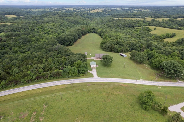 5651 State Highway 125 S, Sparta, MO 65753 - aerial view of property and surrounding area featuring a forest and rural landscape