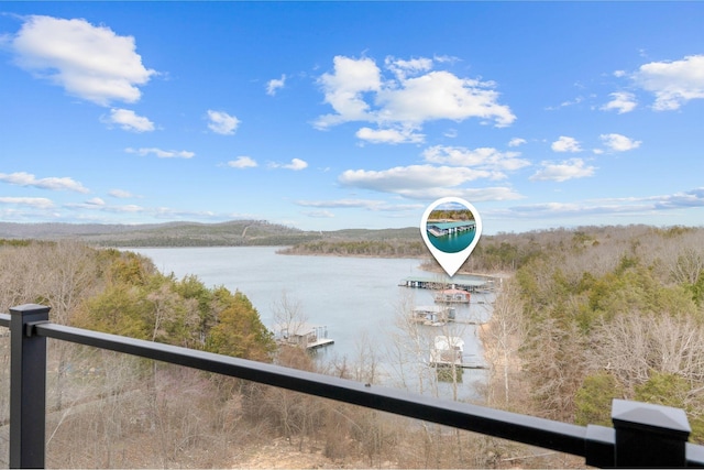 property view of water