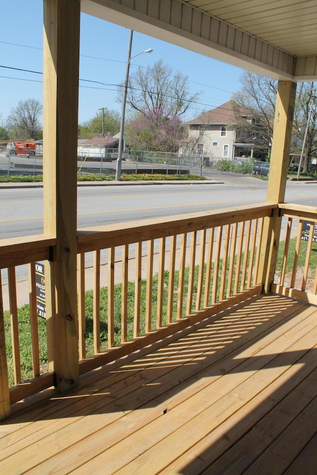 423 W Division St, Springfield, MO 65803 - view of wooden terrace