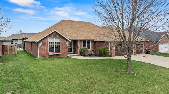 445 E Sequoia St, Republic, MO 65738 - view of front of home featuring driveway, brick siding, and a shingled roof