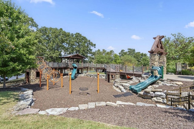 view of communal playground