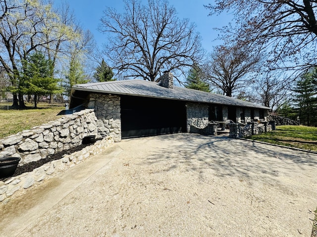 view of stable