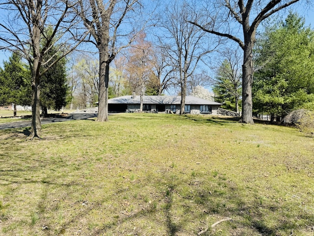 view of yard