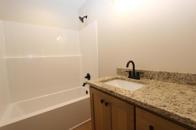 LOT1 Arden Rdg, Ava, MO 65608 - bathroom featuring vanity, bathtub / shower combination, and wood finished floors
