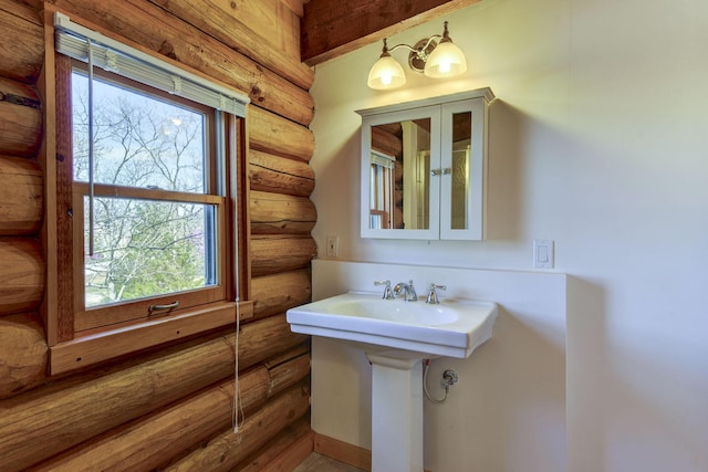 bathroom with a sink