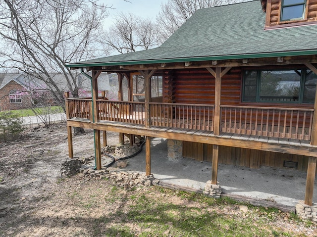 view of deck