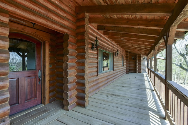 view of deck