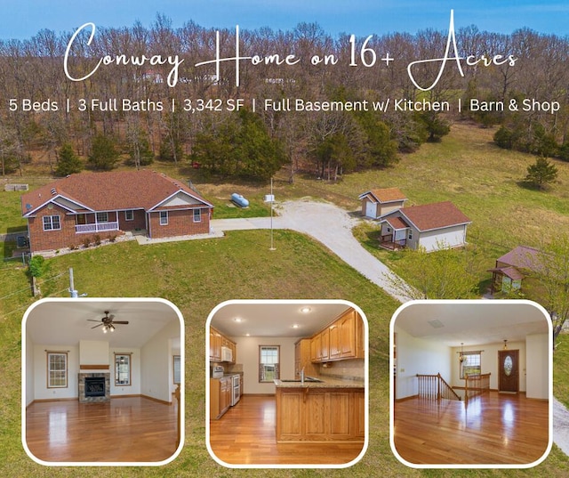 1206 Black Horse Rd, Conway, MO 65632 - view of a document with a collage of images