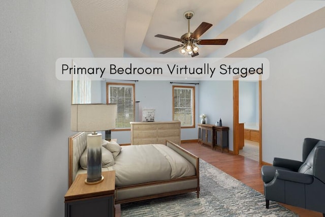 1206 Black Horse Rd, Conway, MO 65632 - bedroom featuring wood finished floors and ensuite bath