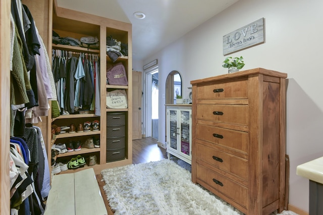 1428 Acacia Club Rd, Hollister, MO 65672 - interior space featuring wood finished floors
