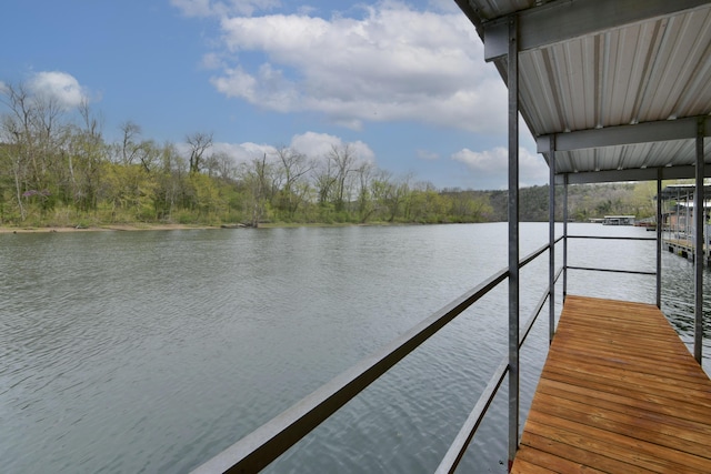 1428 Acacia Club Rd, Hollister, MO 65672 - view of dock featuring a water view