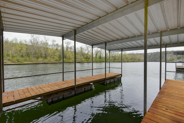1428 Acacia Club Rd, Hollister, MO 65672 - dock area featuring a water view