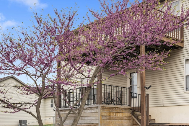 32 Homewood Ln, Kimberling City, MO 65686 - exterior space featuring central AC unit