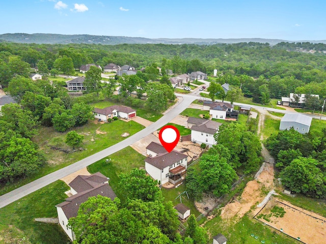32 Homewood Ln, Kimberling City, MO 65686 - birds eye view of property with a view of trees and a residential view