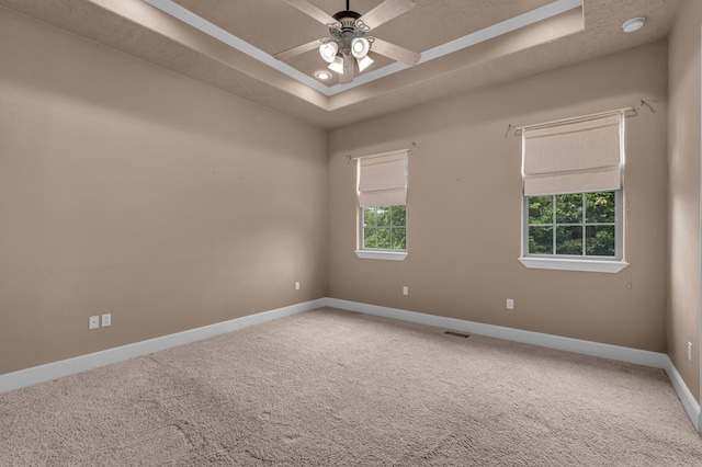 3607 Quail Run Rd, West Plains, MO 65775 - spare room with a raised ceiling, healthy amount of natural light, baseboards, and carpet