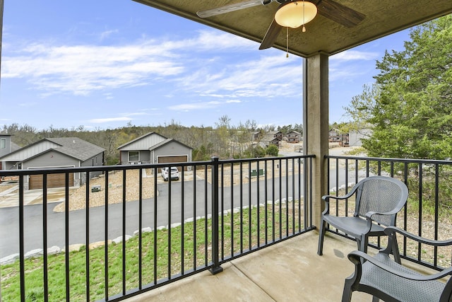 164 Dogwood Park Trl Bldg 1204, Branson, MO 65616 - balcony featuring a ceiling fan
