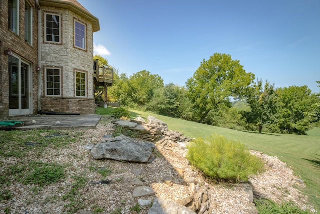 1321 E River Oak Dr, Springfield, MO 65803 - view of yard with a wooden deck and a patio area