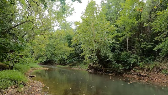 1321 E River Oak Dr, Springfield, MO 65803 - water view with a wooded view