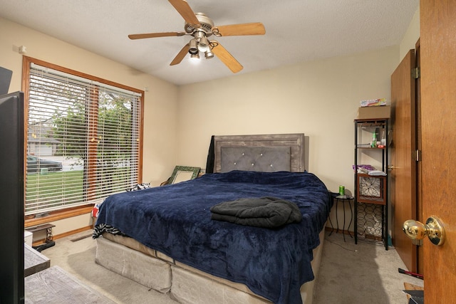 3740 W Glenwood Ct, Springfield, MO 65807 - carpeted bedroom featuring baseboards and a ceiling fan