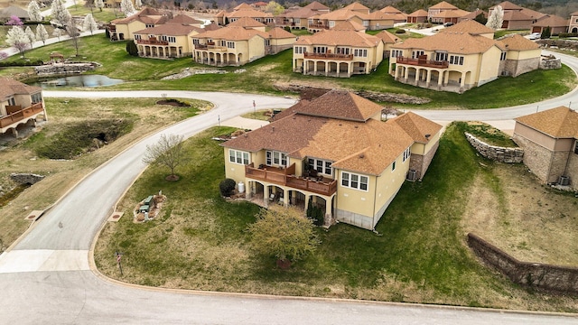 drone / aerial view featuring a residential view