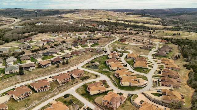 aerial view featuring a residential view