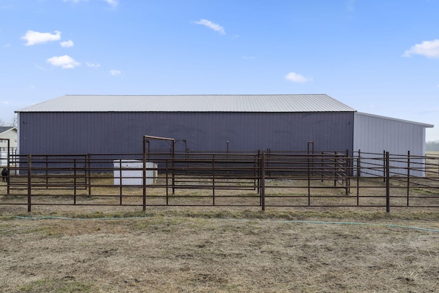 view of outbuilding with an outbuilding and an exterior structure