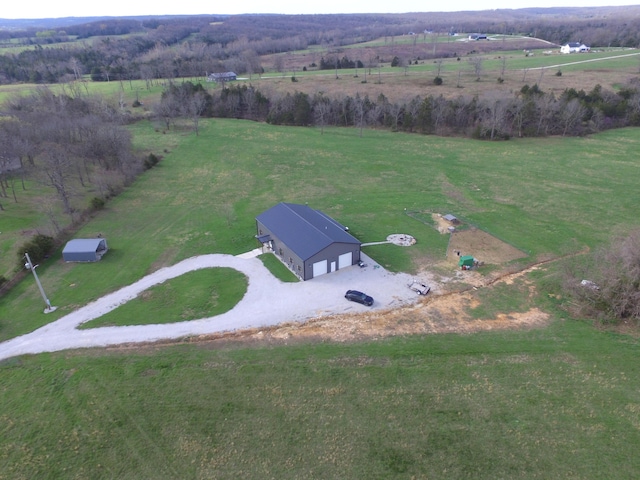 3826 S 77th Rd, Dunnegan, MO 65640 - birds eye view of property with a rural view