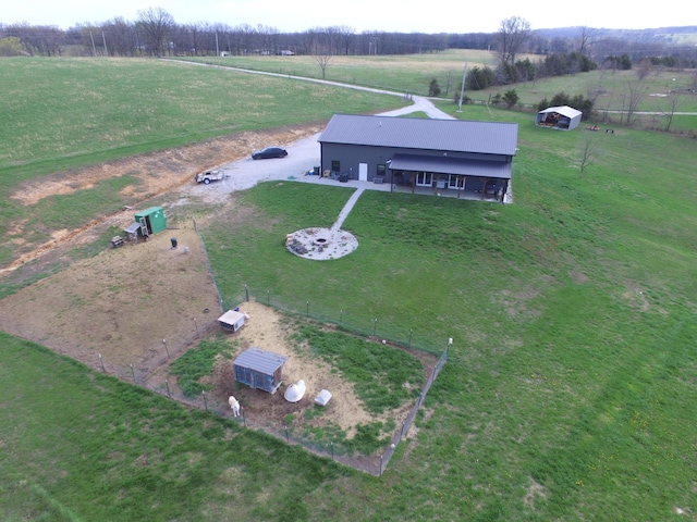 3826 S 77th Rd, Dunnegan, MO 65640 - bird's eye view featuring a rural view