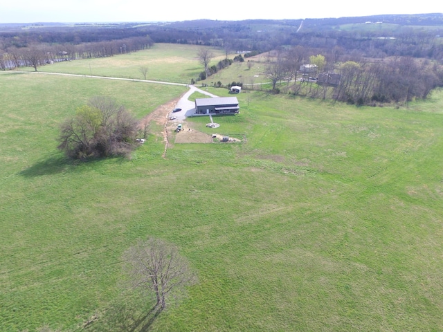 3826 S 77th Rd, Dunnegan, MO 65640 - bird's eye view featuring a rural view
