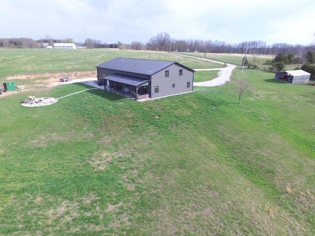 3826 S 77th Rd, Dunnegan, MO 65640 - bird's eye view featuring a rural view