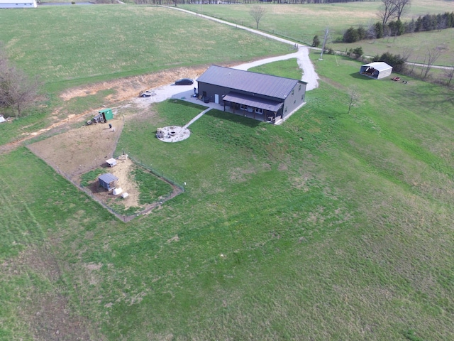 3826 S 77th Rd, Dunnegan, MO 65640 - bird's eye view featuring a rural view