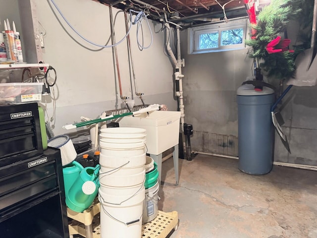 utility room featuring a sink