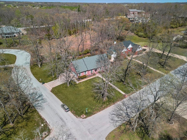 2111 Sycamore Dr, West Plains, MO 65775 - drone / aerial view with a wooded view