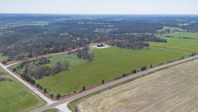 1798 E 328th Rd, Bolivar, MO 65613 - drone / aerial view with a rural view