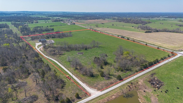1798 E 328th Rd, Bolivar, MO 65613 - bird's eye view featuring a rural view