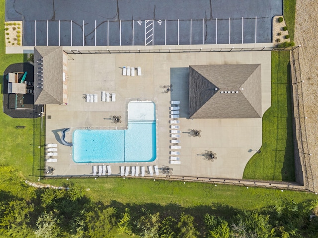 drone / aerial view