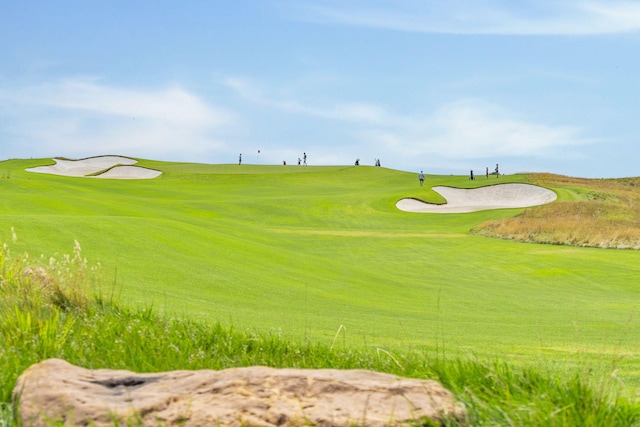 surrounding community featuring golf course view