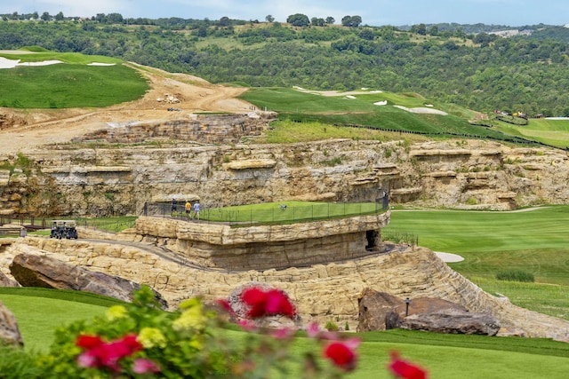 view of community featuring golf course view