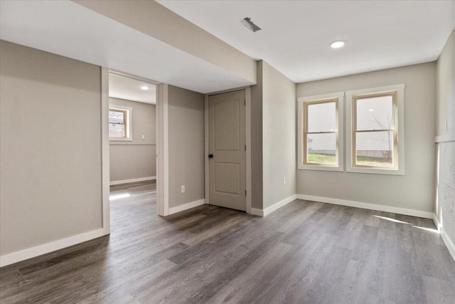 1945 Debra Dr, West Plains, MO 65775 - unfurnished room with dark wood-style flooring and baseboards