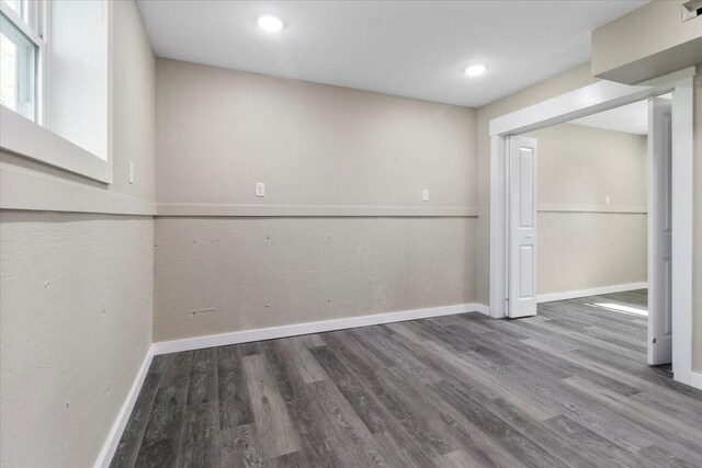 1945 Debra Dr, West Plains, MO 65775 - unfurnished room featuring baseboards, recessed lighting, and wood finished floors