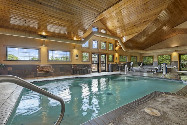 view of indoor pool