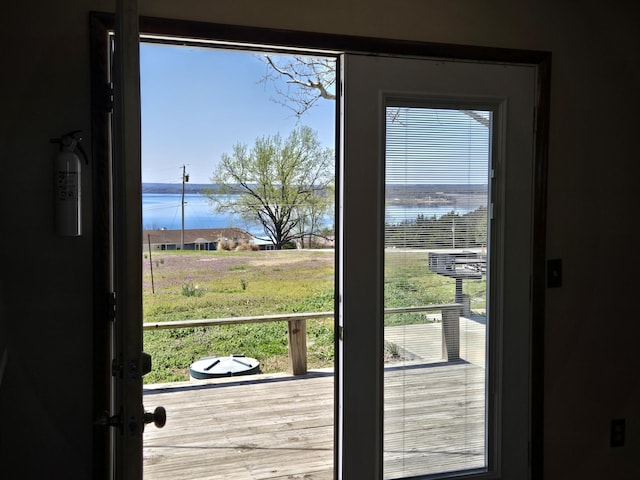 21282 County Road 295, Hermitage, MO 65668 - entryway with a water view