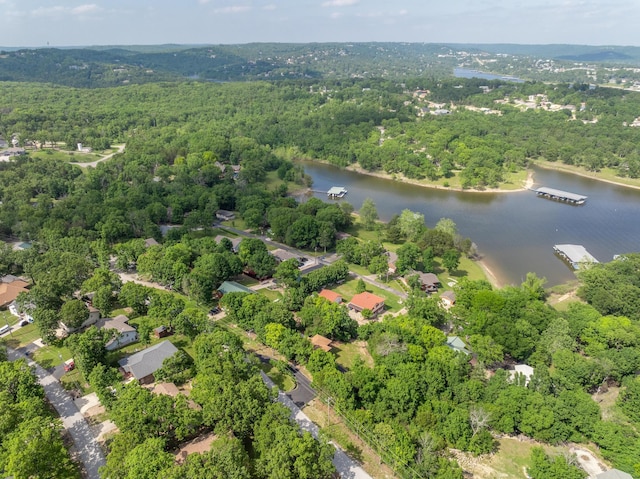 205 Forest Ln, Kimberling City, MO 65686 - bird's eye view of a nearby body of water and a forest