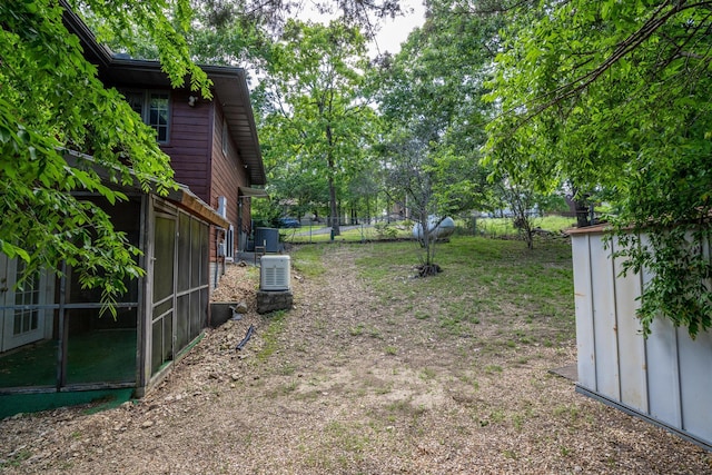 205 Forest Ln, Kimberling City, MO 65686 - view of yard featuring a sunroom