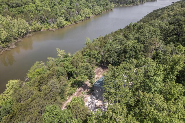 27857 Farm Rd Unit 1250, Golden, MO 65658 - drone / aerial view of a heavily wooded area and a large body of water