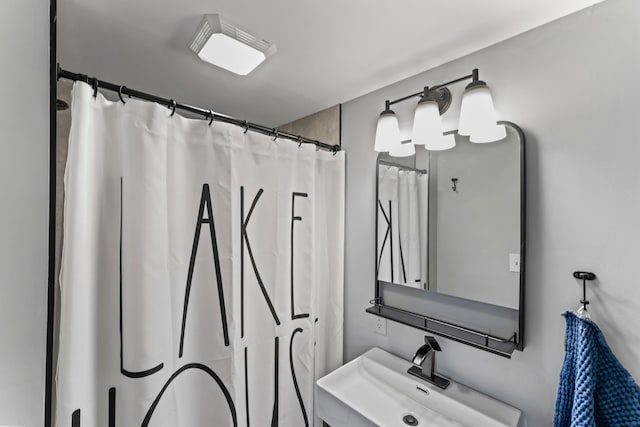 27857 Farm Rd Unit 1250, Golden, MO 65658 - bathroom featuring a sink and curtained shower